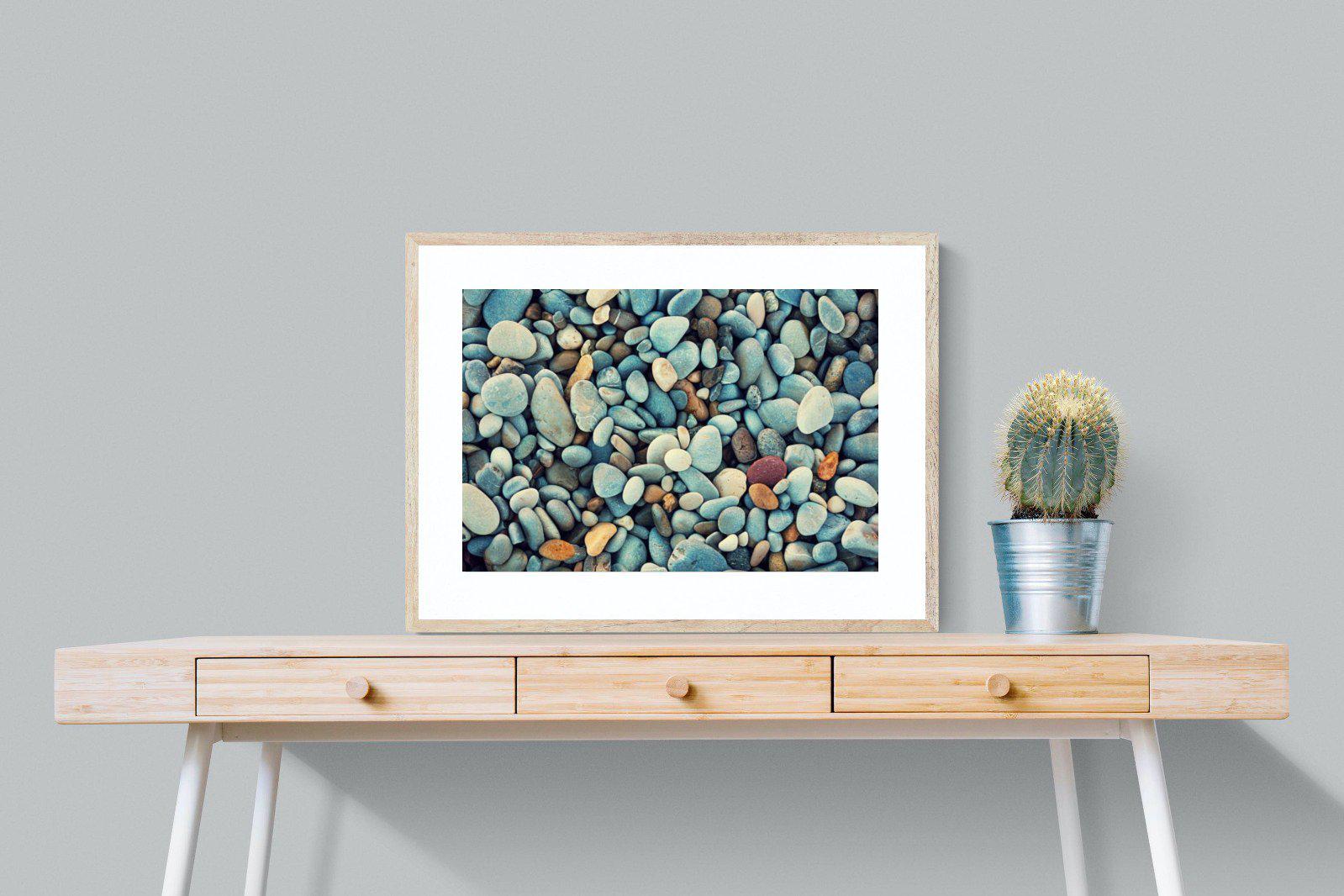 Pebbles-Wall_Art-80 x 60cm-Framed Print-Wood-Pixalot