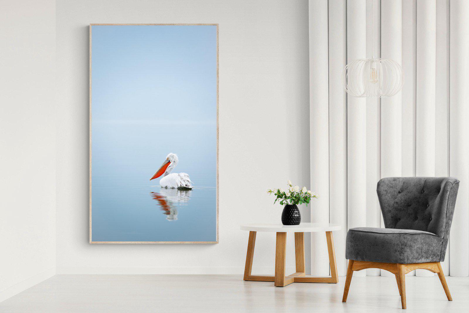 Pelican Blue-Wall_Art-130 x 220cm-Mounted Canvas-Wood-Pixalot