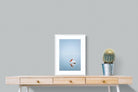 Pelican Blue-Wall_Art-45 x 60cm-Framed Print-White-Pixalot