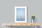 Pelican Blue-Wall_Art-60 x 80cm-Framed Print-Wood-Pixalot