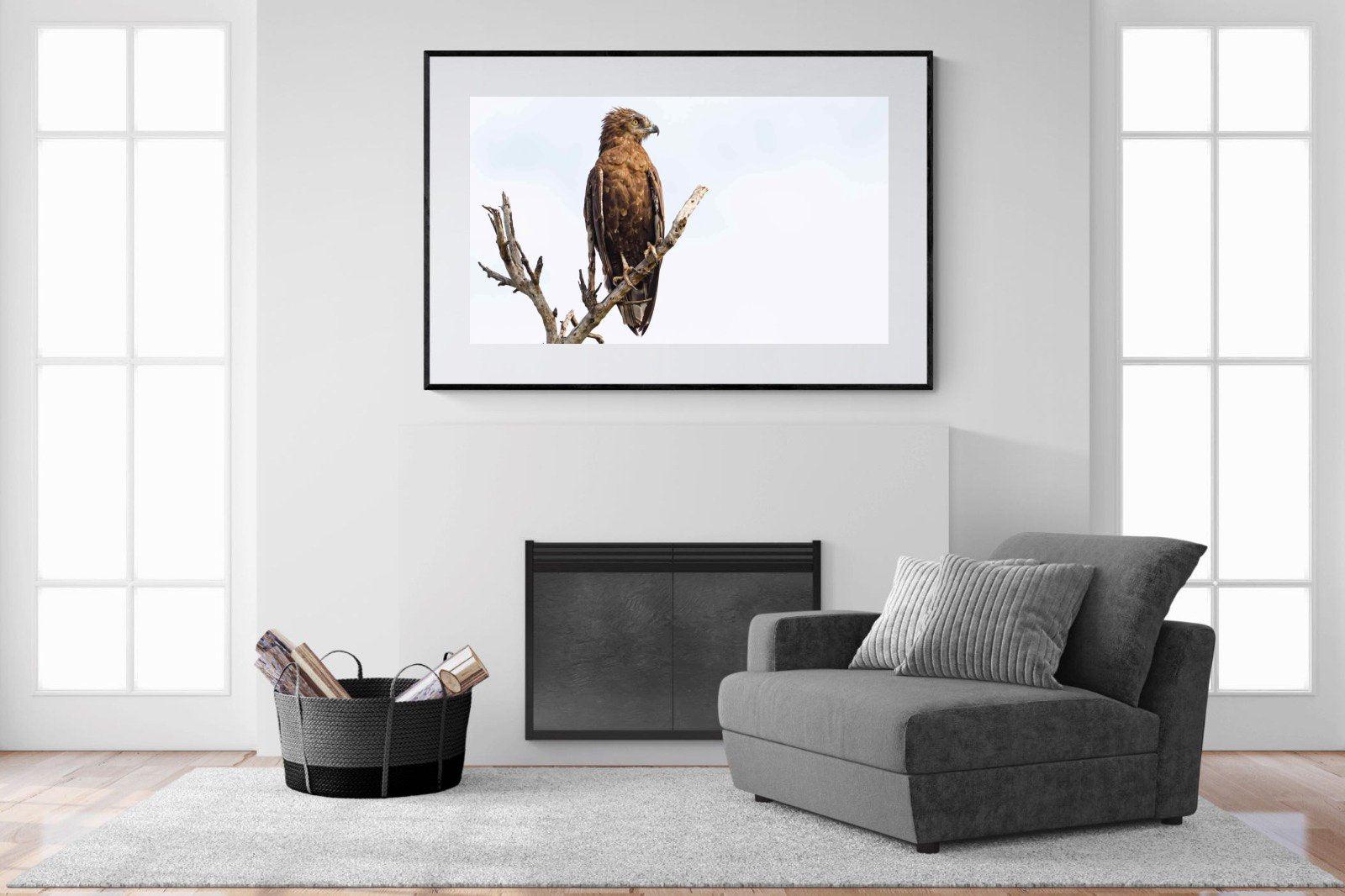 Perched-Wall_Art-150 x 100cm-Framed Print-Black-Pixalot
