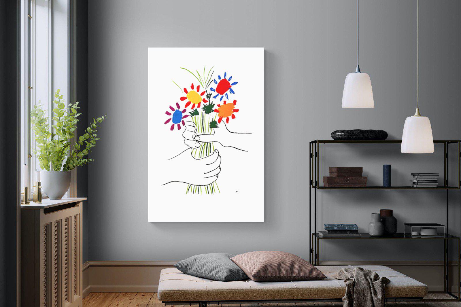 Petite Fleurs-Wall_Art-120 x 180cm-Mounted Canvas-No Frame-Pixalot