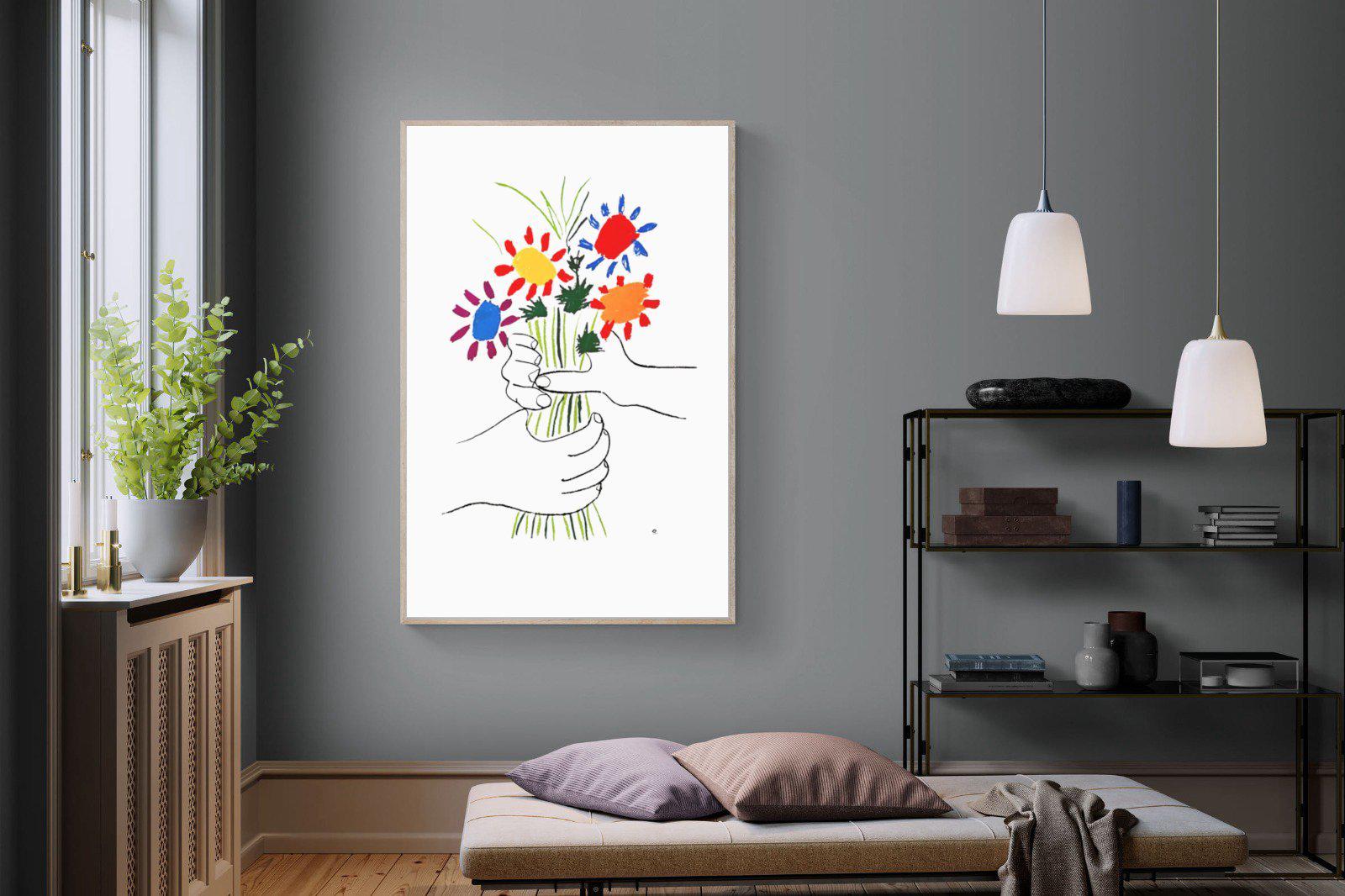 Petite Fleurs-Wall_Art-120 x 180cm-Mounted Canvas-Wood-Pixalot