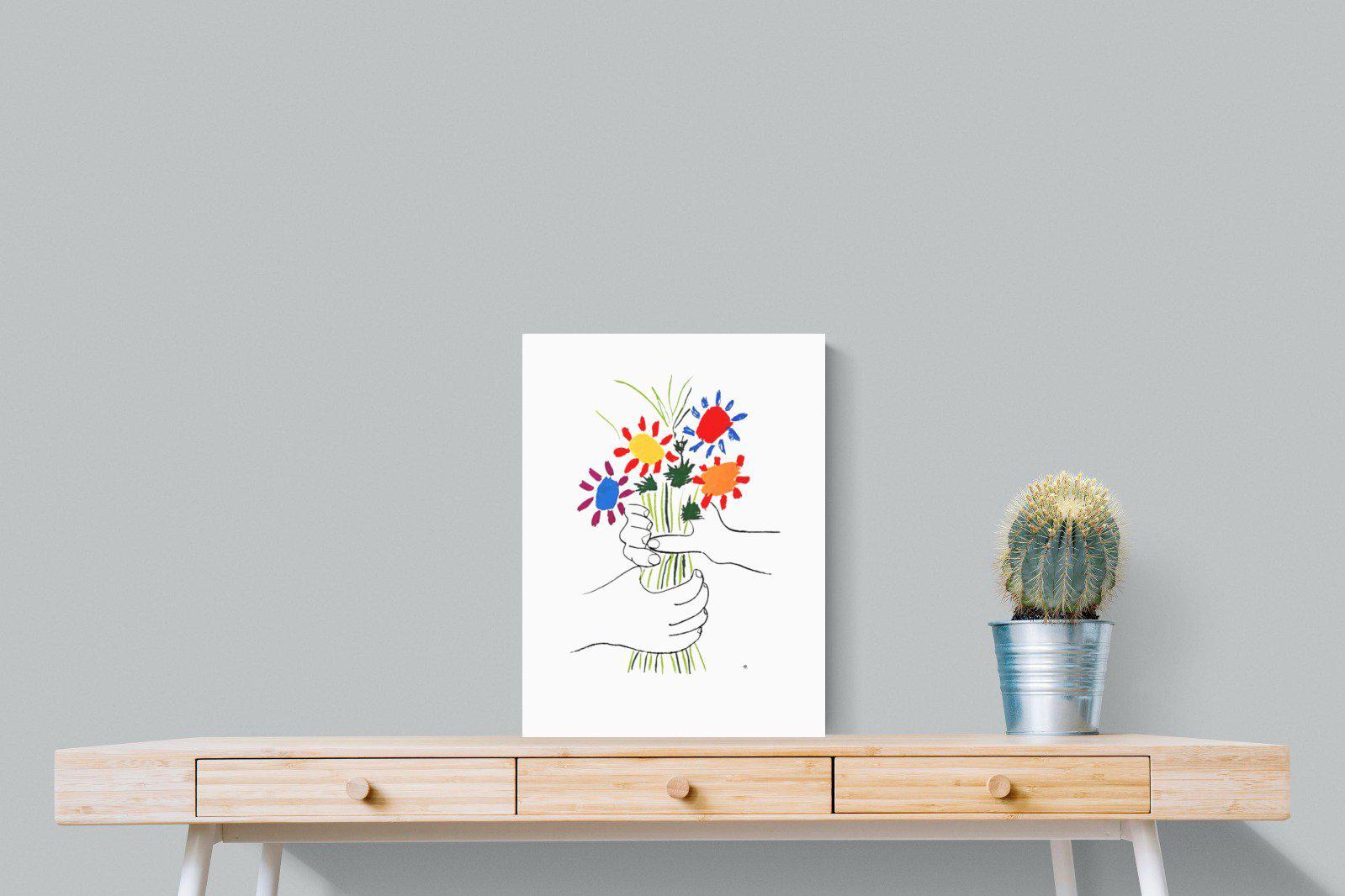 Petite Fleurs-Wall_Art-45 x 60cm-Mounted Canvas-No Frame-Pixalot