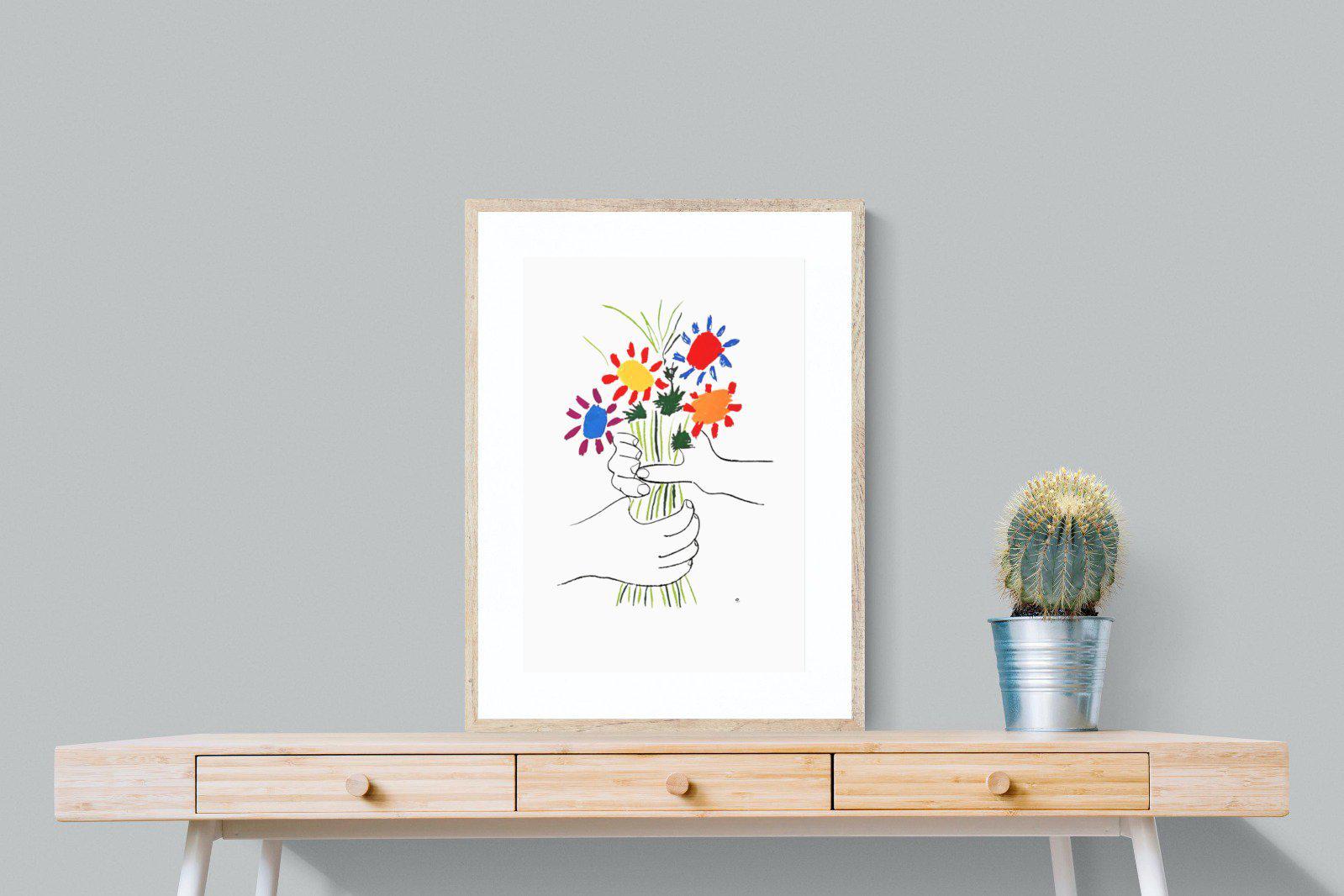 Petite Fleurs-Wall_Art-60 x 80cm-Framed Print-Wood-Pixalot