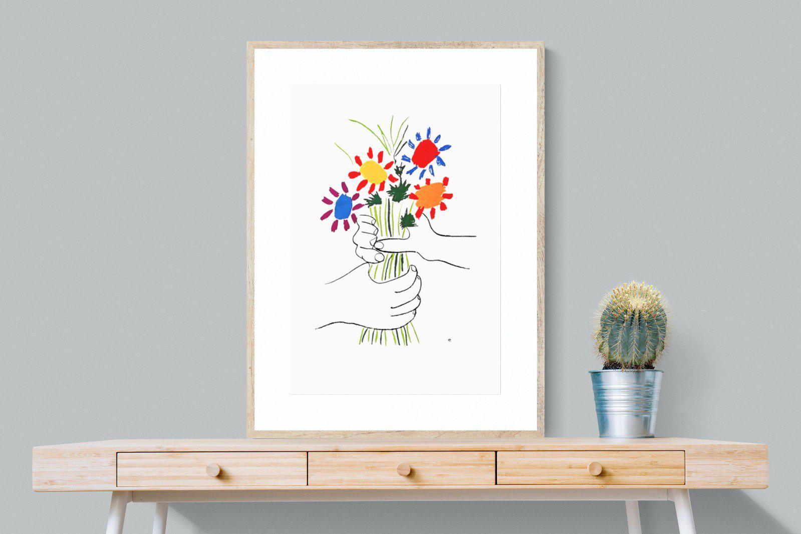 Petite Fleurs-Wall_Art-75 x 100cm-Framed Print-Wood-Pixalot