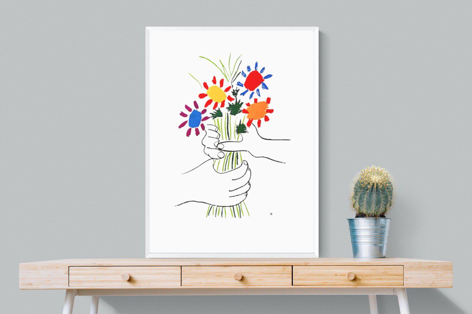 Petite Fleurs-Wall_Art-75 x 100cm-Mounted Canvas-White-Pixalot