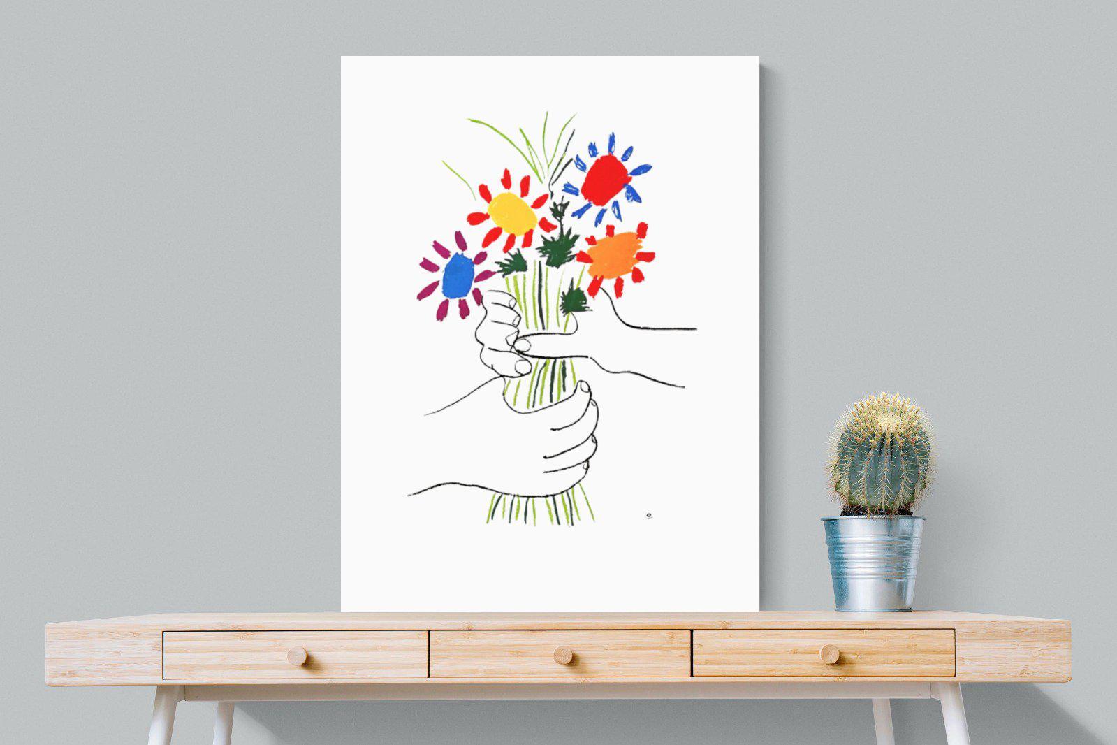 Petite Fleurs-Wall_Art-75 x 100cm-Mounted Canvas-No Frame-Pixalot