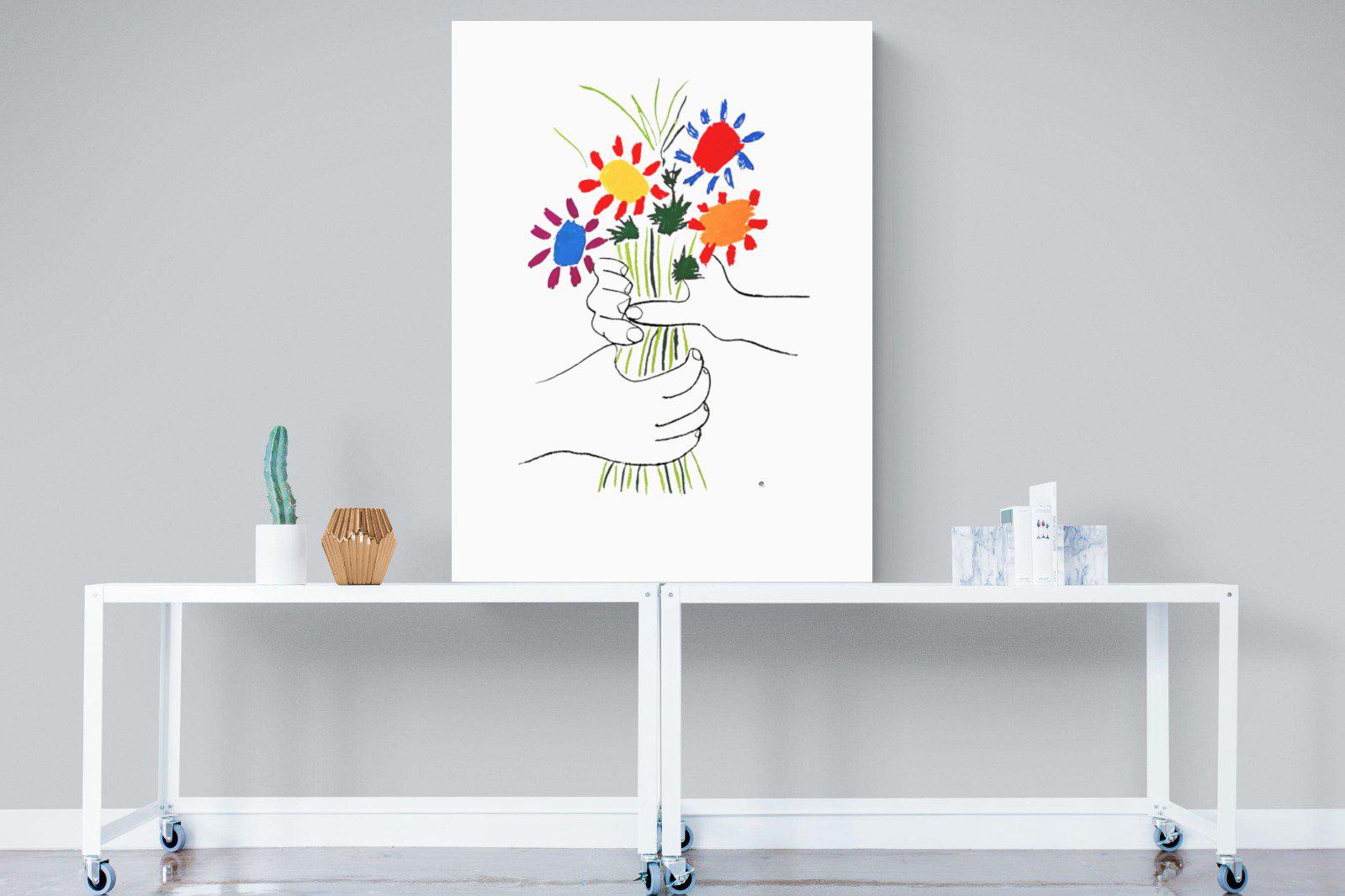 Petite Fleurs-Wall_Art-90 x 120cm-Mounted Canvas-No Frame-Pixalot