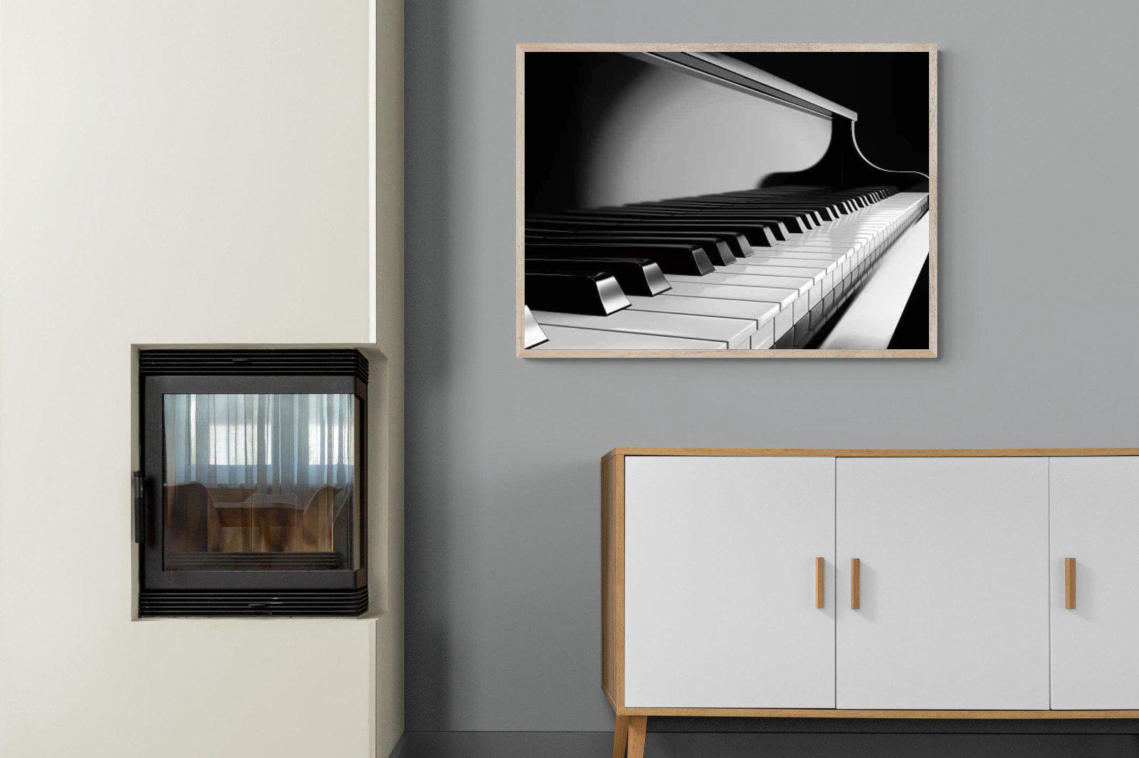 Piano-Wall_Art-100 x 75cm-Mounted Canvas-Wood-Pixalot