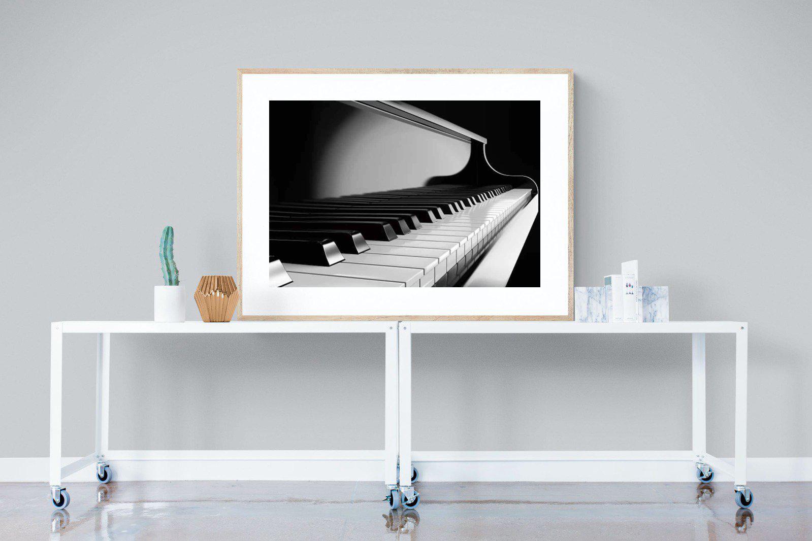 Piano-Wall_Art-120 x 90cm-Framed Print-Wood-Pixalot