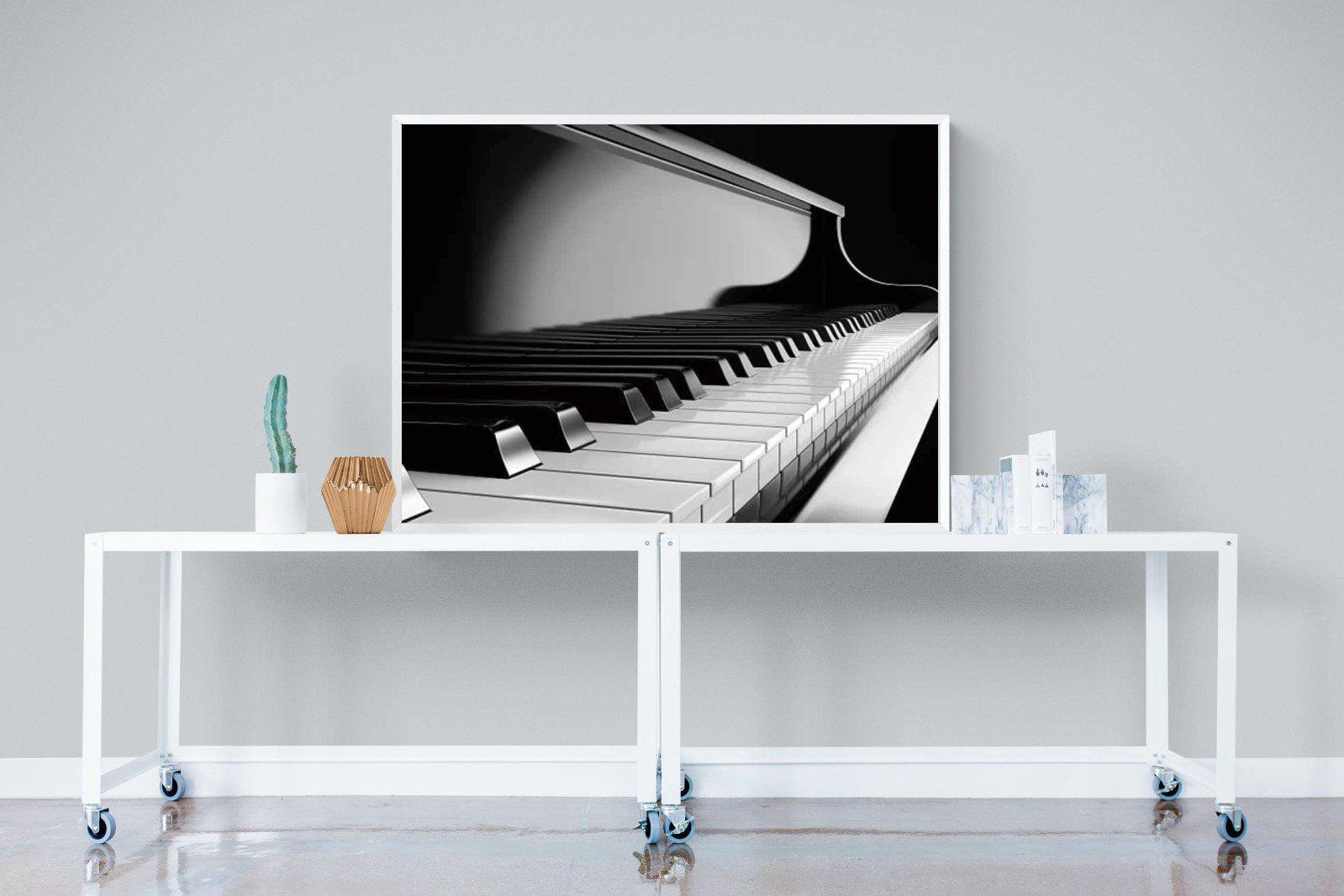 Piano-Wall_Art-120 x 90cm-Mounted Canvas-White-Pixalot