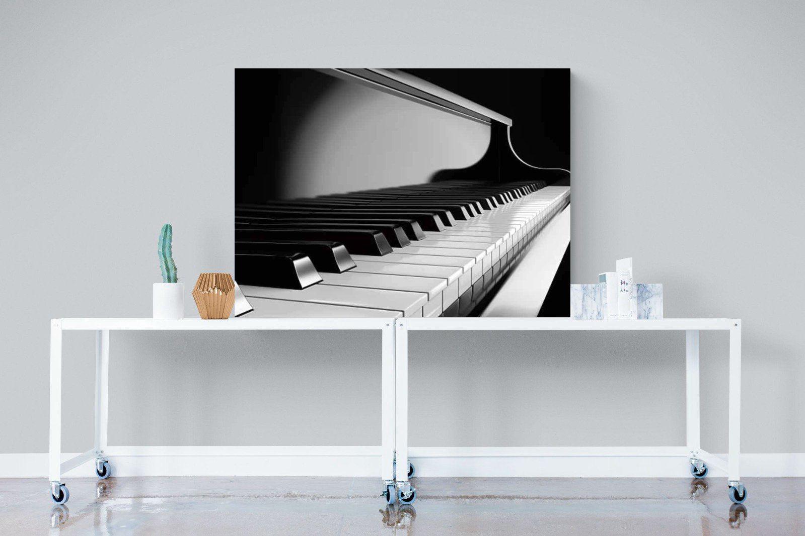 Piano-Wall_Art-120 x 90cm-Mounted Canvas-No Frame-Pixalot