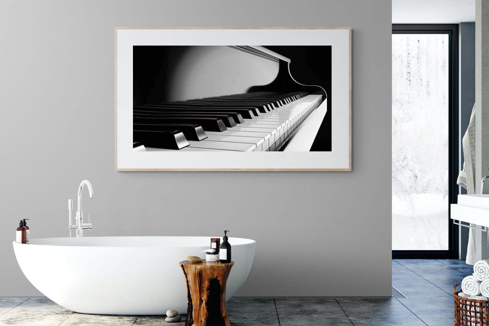 Piano-Wall_Art-180 x 110cm-Framed Print-Wood-Pixalot