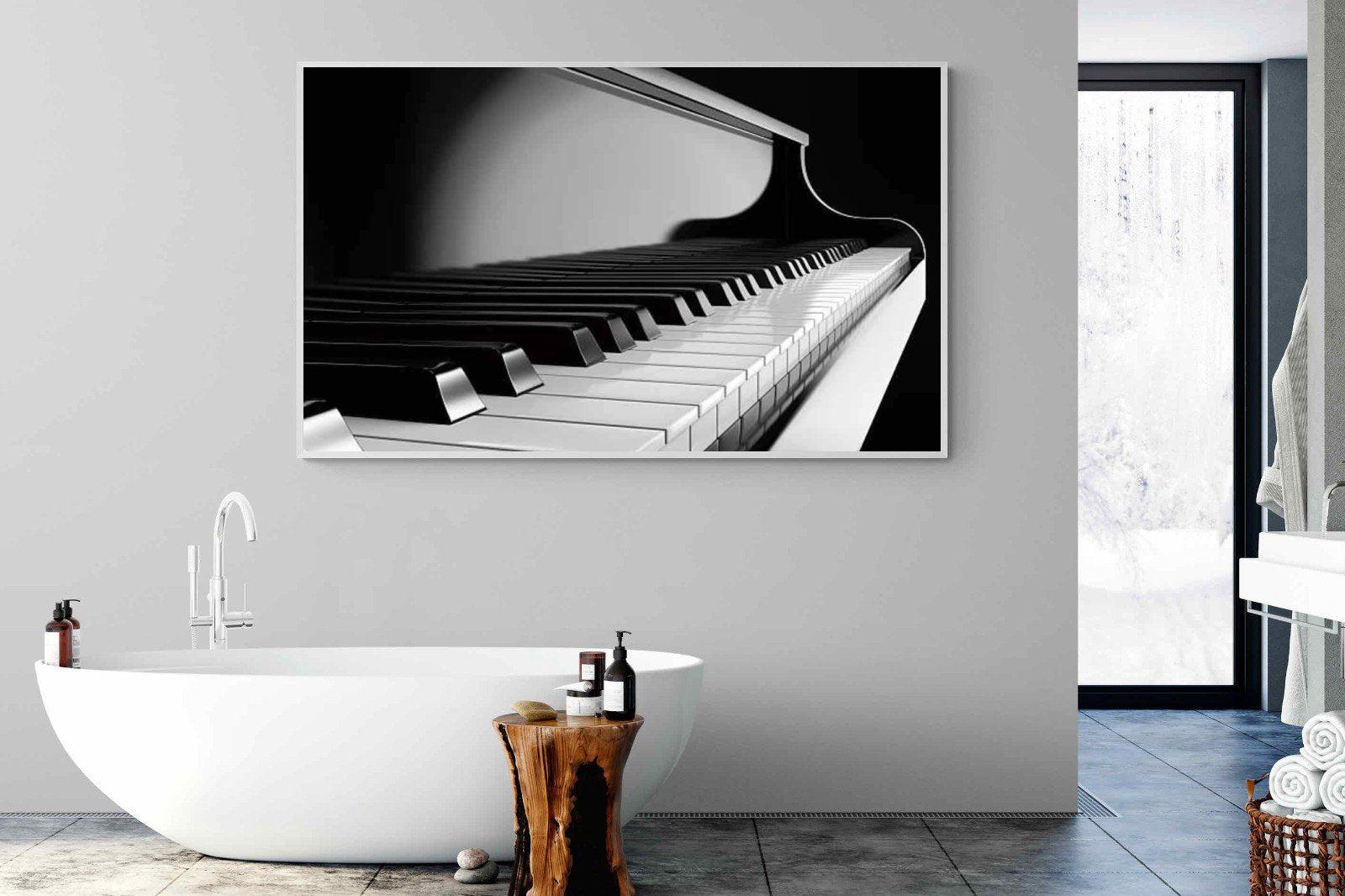 Piano-Wall_Art-180 x 110cm-Mounted Canvas-White-Pixalot