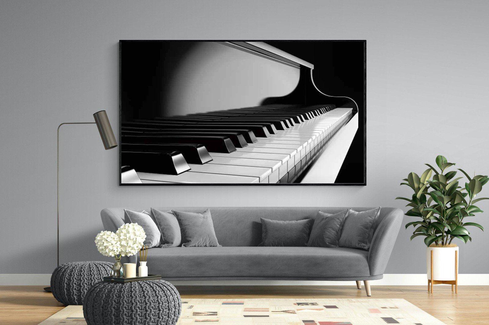 Piano-Wall_Art-220 x 130cm-Mounted Canvas-Black-Pixalot
