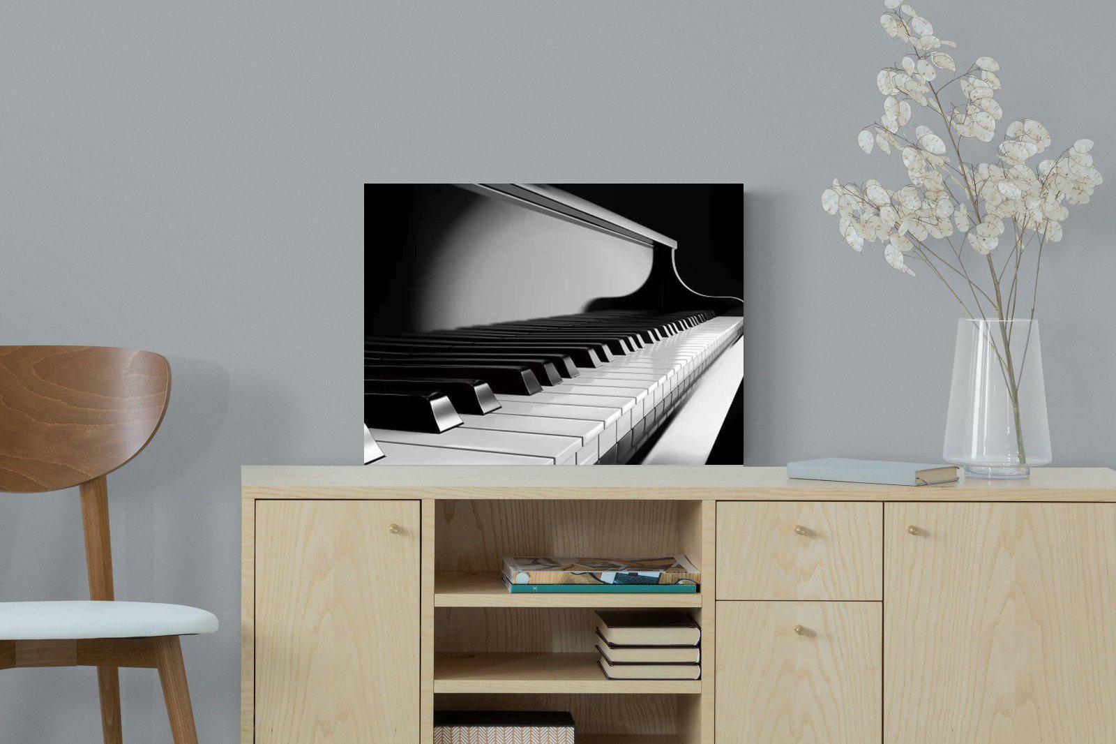 Piano-Wall_Art-60 x 45cm-Mounted Canvas-No Frame-Pixalot
