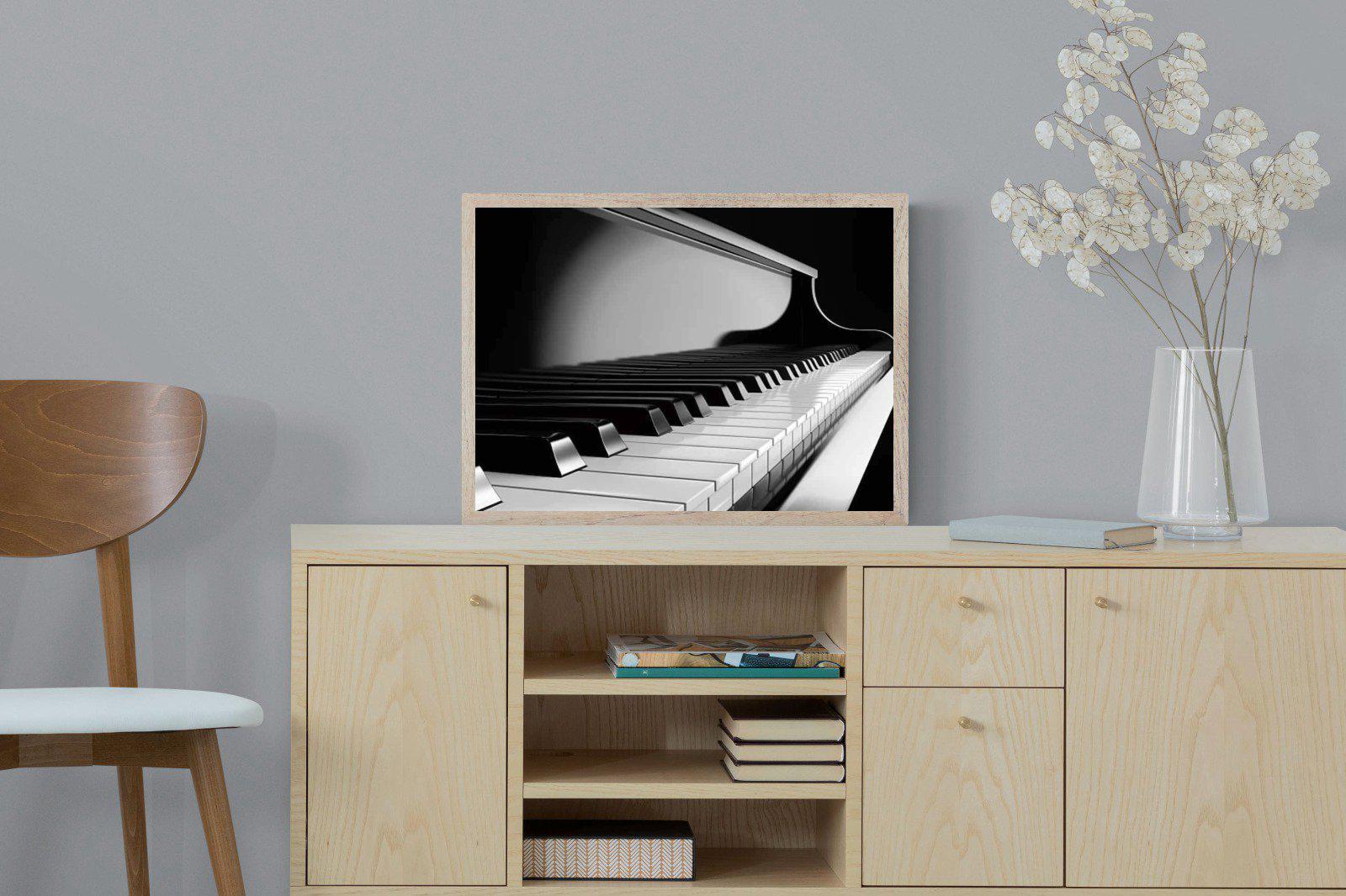 Piano-Wall_Art-60 x 45cm-Mounted Canvas-Wood-Pixalot