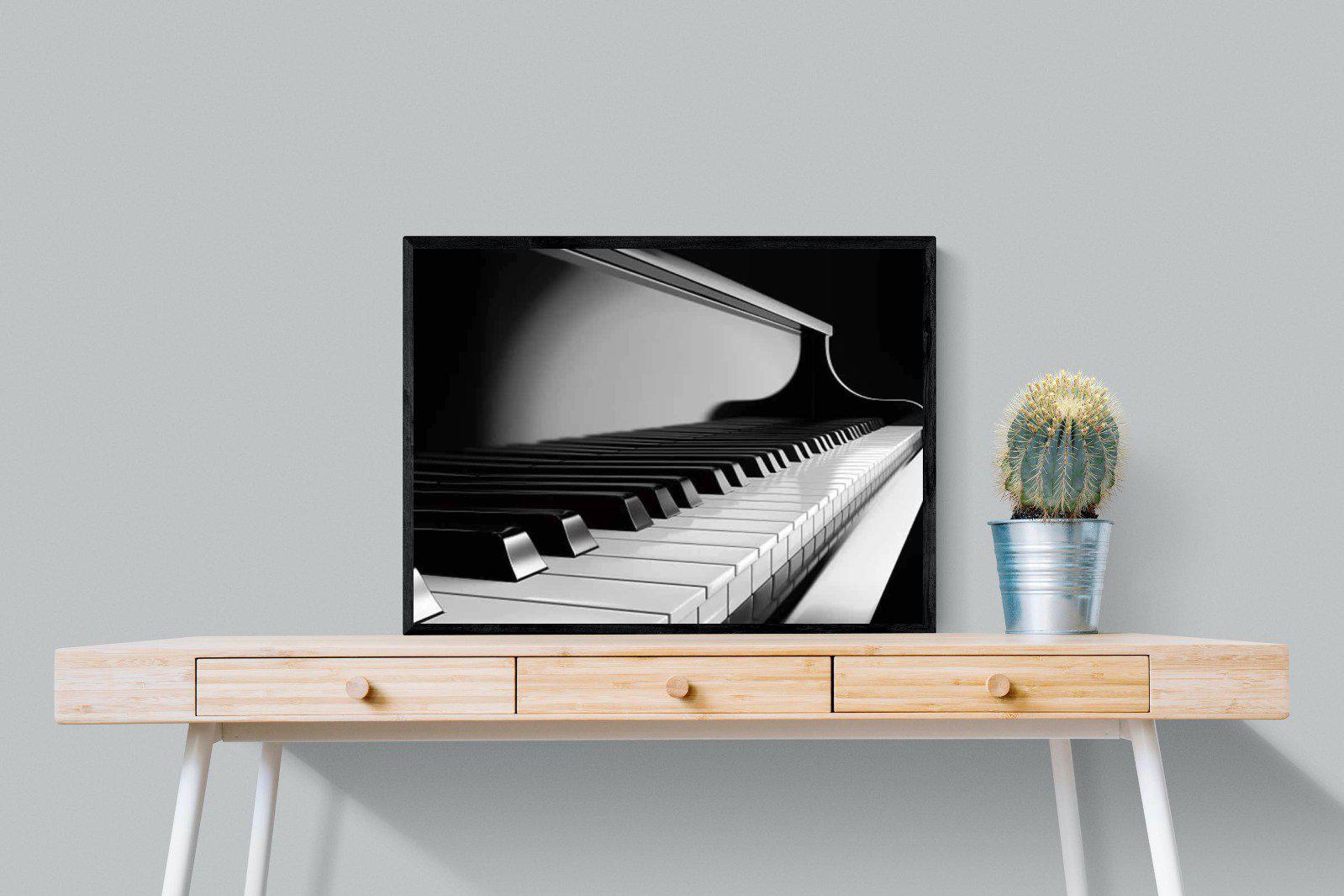 Piano-Wall_Art-80 x 60cm-Mounted Canvas-Black-Pixalot