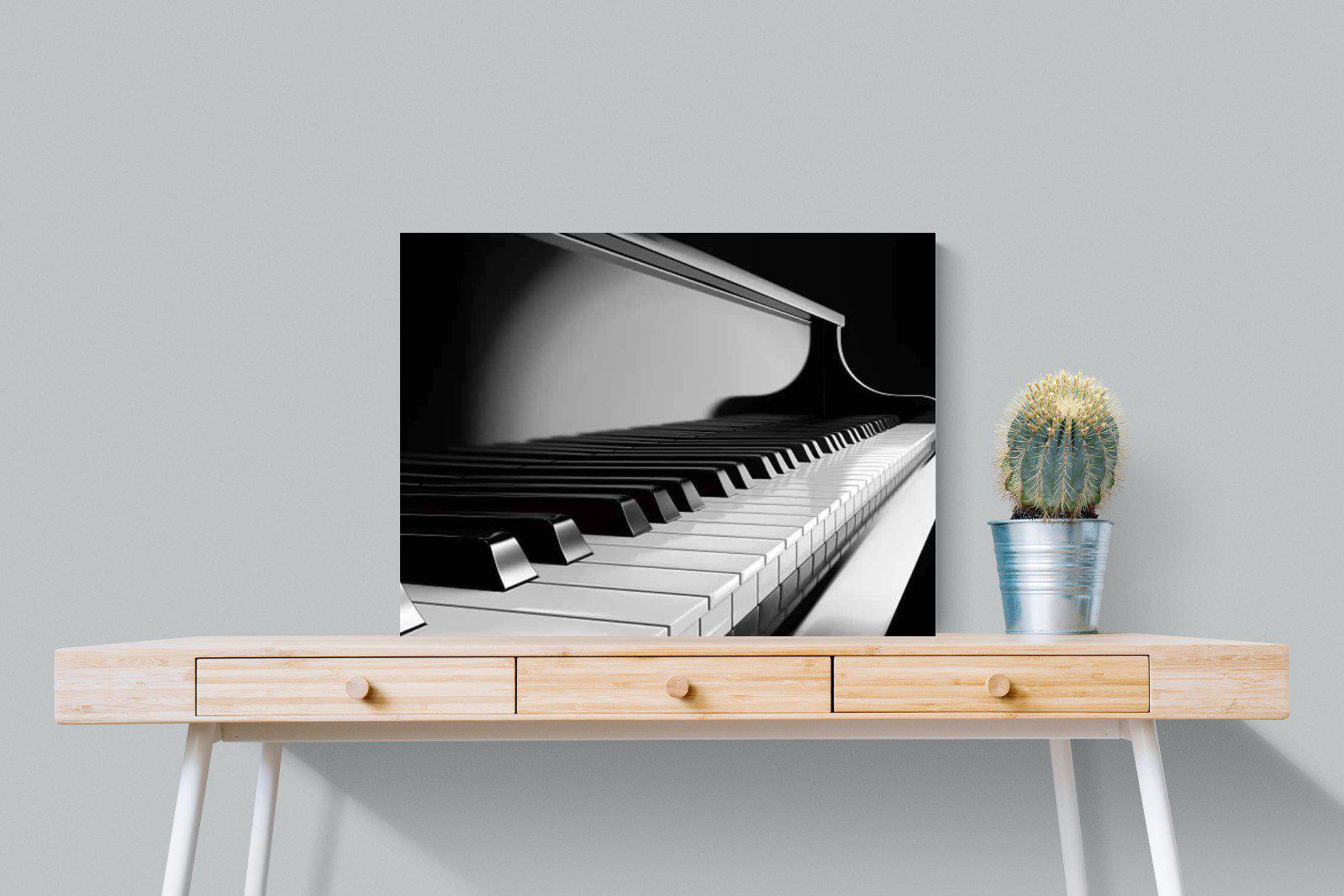 Piano-Wall_Art-80 x 60cm-Mounted Canvas-No Frame-Pixalot