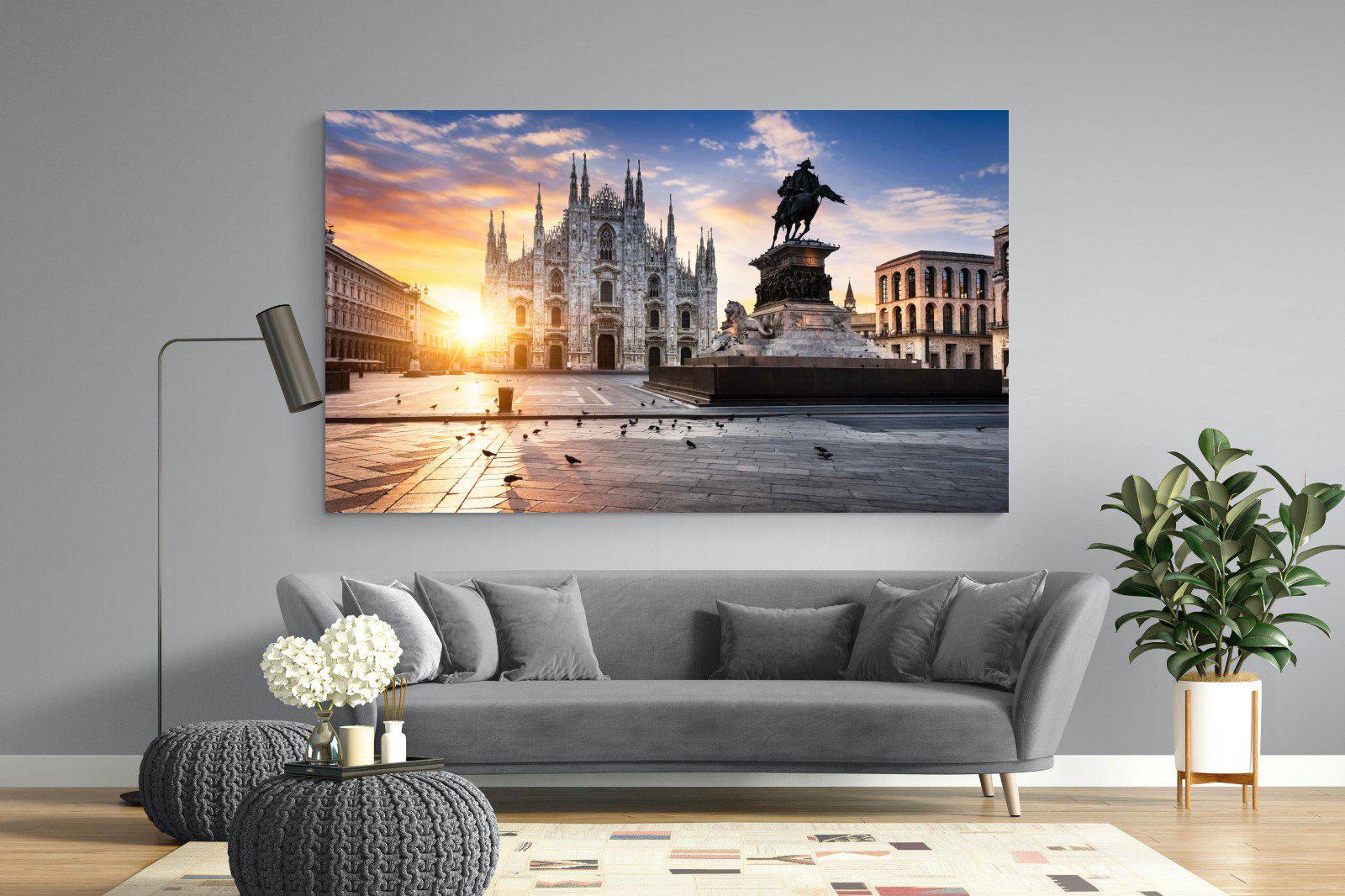 Piazza del Duomo-Wall_Art-220 x 130cm-Mounted Canvas-No Frame-Pixalot
