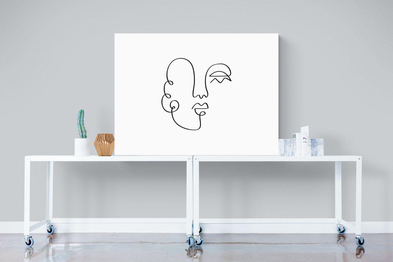 Picasso One-Wall_Art-120 x 90cm-Mounted Canvas-No Frame-Pixalot