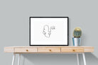 Picasso One-Wall_Art-80 x 60cm-Framed Print-Black-Pixalot