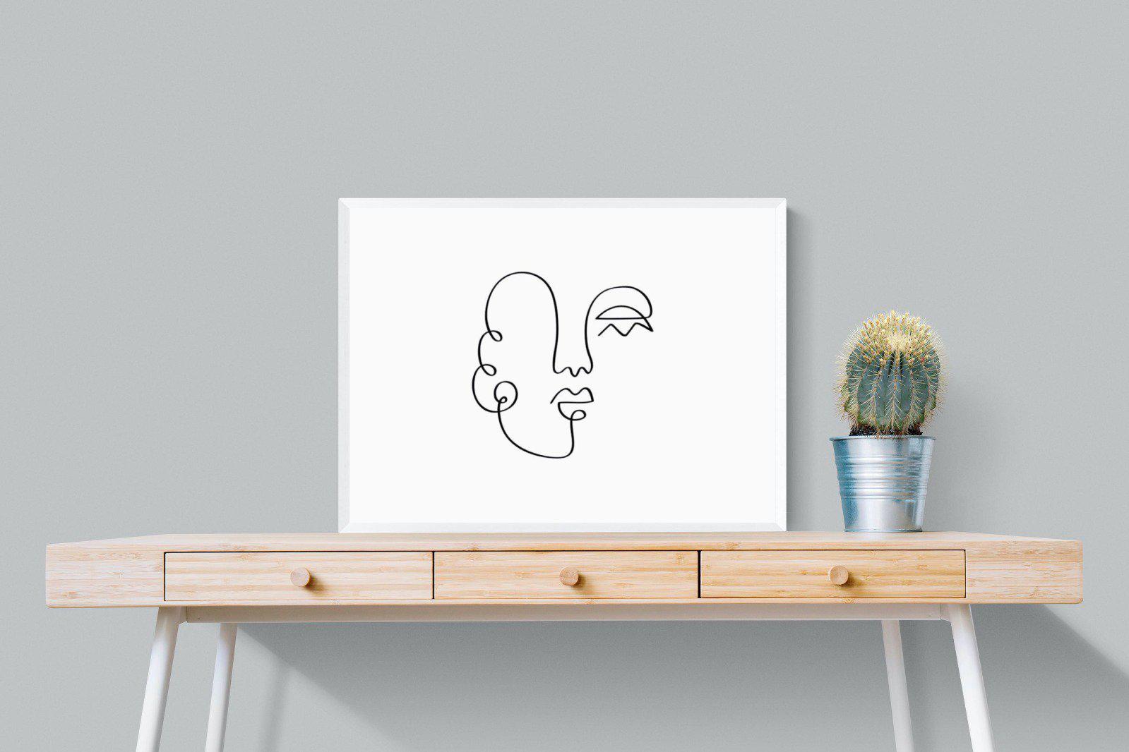 Picasso One-Wall_Art-80 x 60cm-Mounted Canvas-White-Pixalot