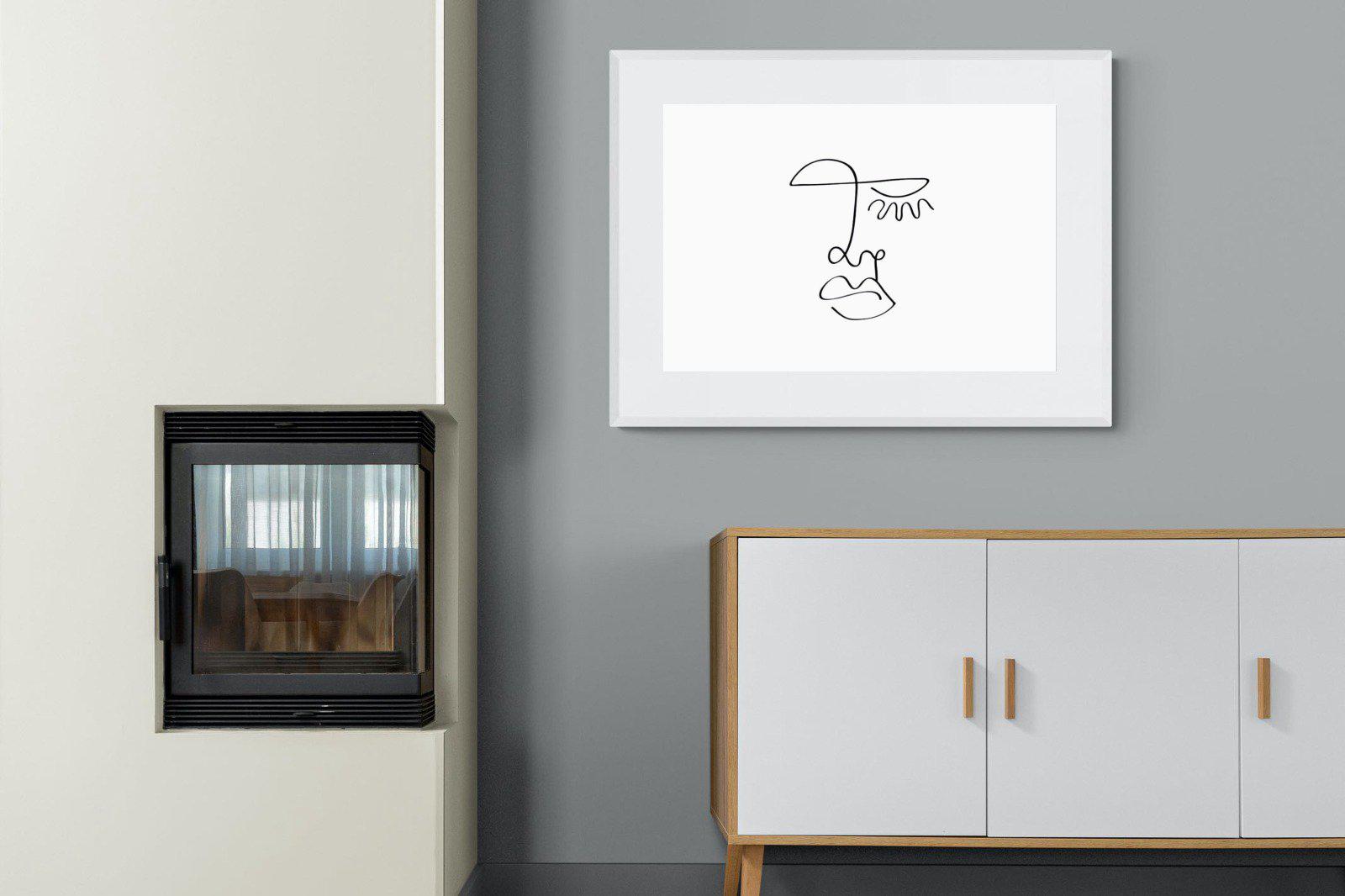 Picasso Three-Wall_Art-100 x 75cm-Framed Print-White-Pixalot