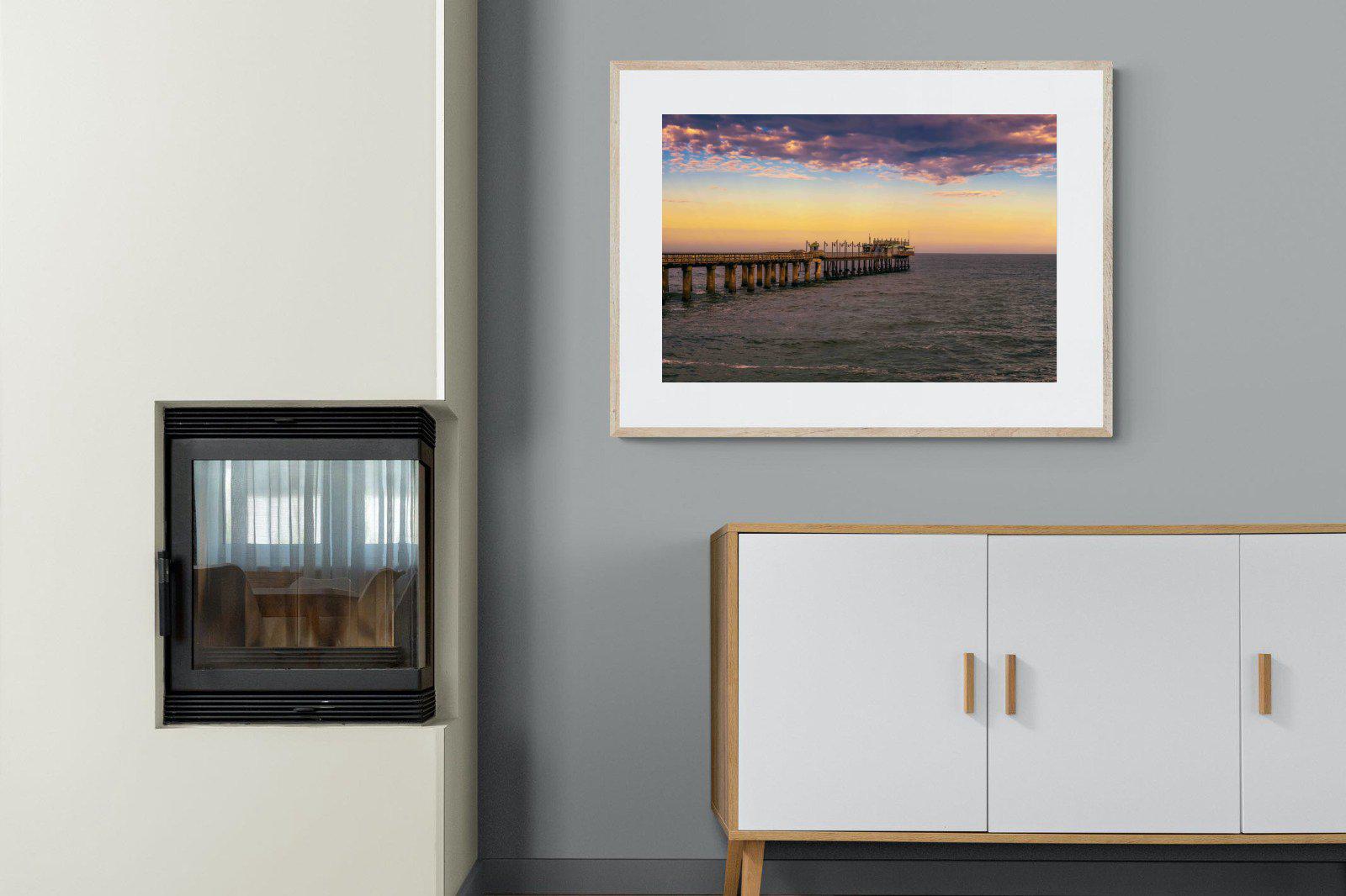 Pier-Wall_Art-100 x 75cm-Framed Print-Wood-Pixalot