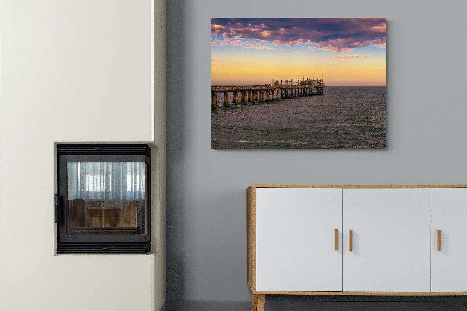 Pier-Wall_Art-100 x 75cm-Mounted Canvas-No Frame-Pixalot