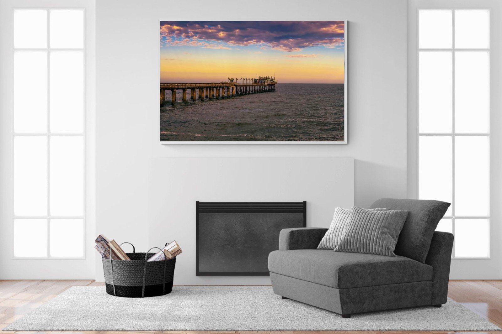 Pier-Wall_Art-150 x 100cm-Mounted Canvas-White-Pixalot