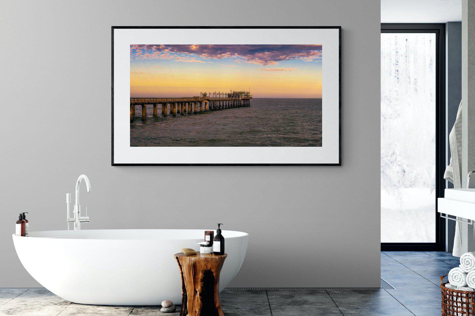 Pier-Wall_Art-180 x 110cm-Framed Print-Black-Pixalot
