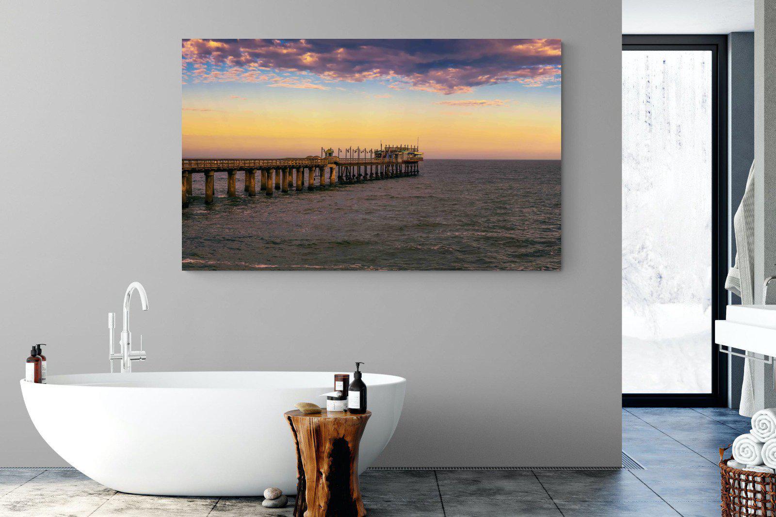 Pier-Wall_Art-180 x 110cm-Mounted Canvas-No Frame-Pixalot