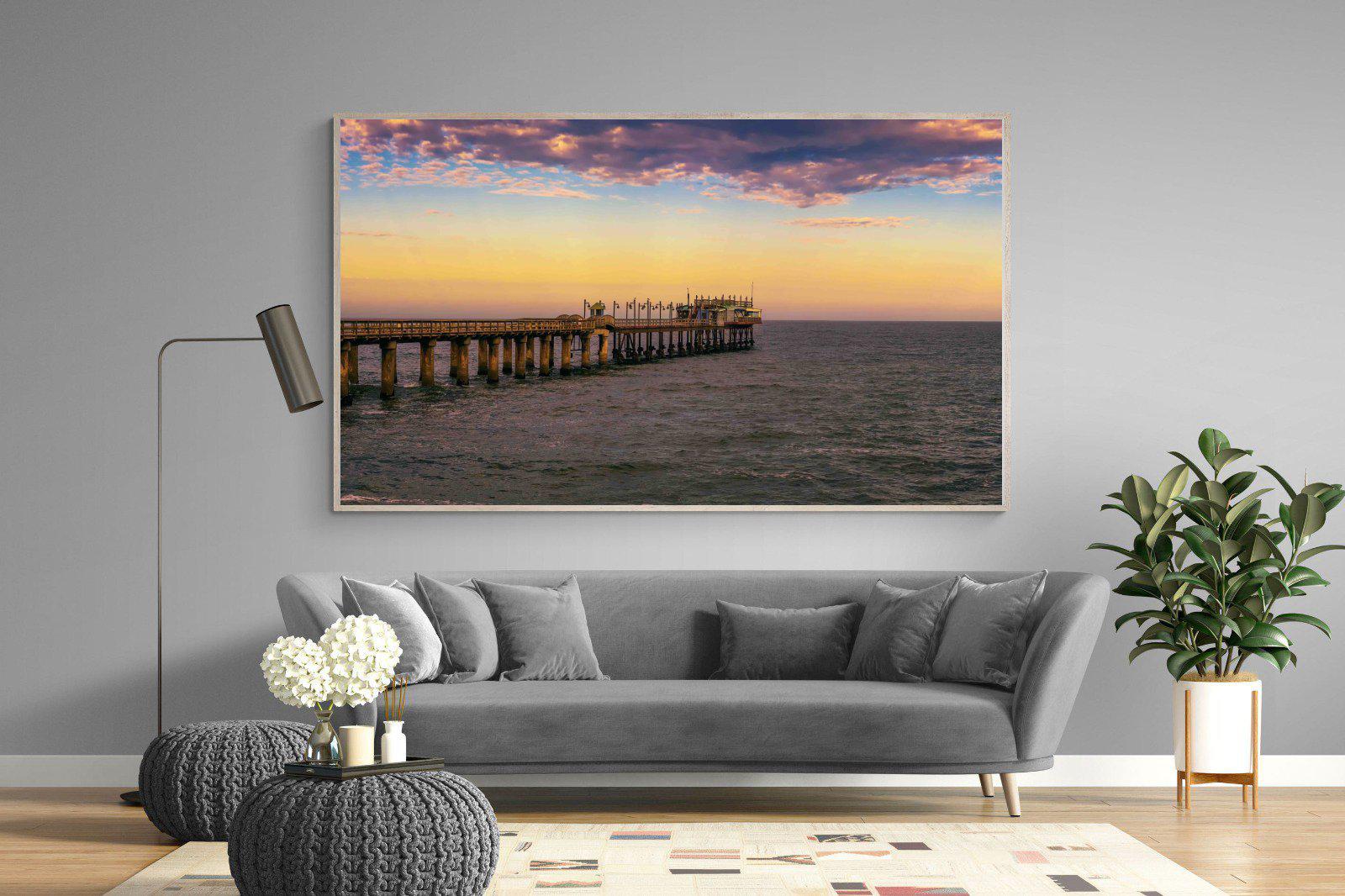Pier-Wall_Art-220 x 130cm-Mounted Canvas-Wood-Pixalot