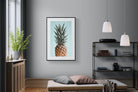 Pineapple-Wall_Art-100 x 150cm-Framed Print-Black-Pixalot