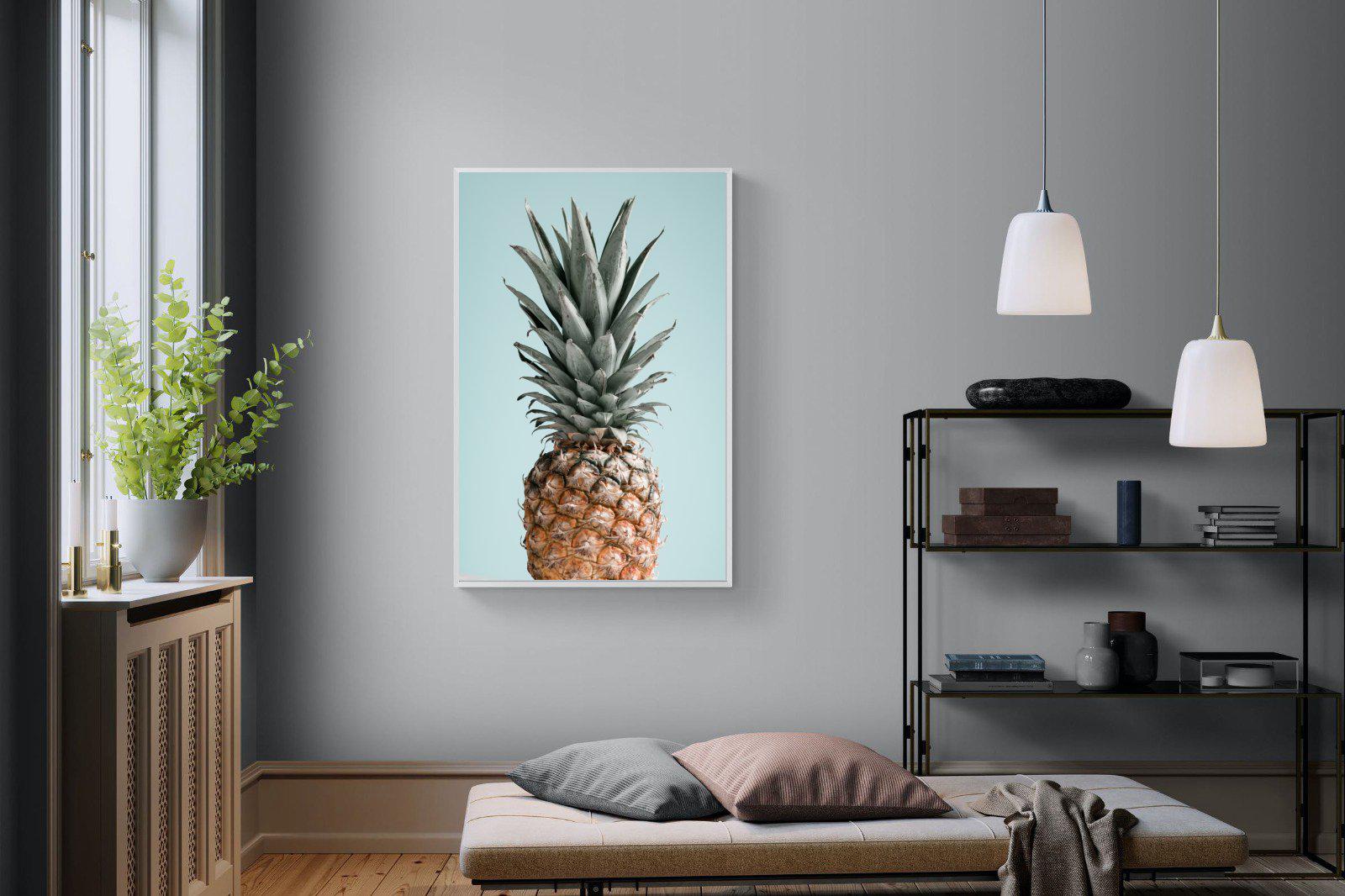 Pineapple-Wall_Art-100 x 150cm-Mounted Canvas-White-Pixalot