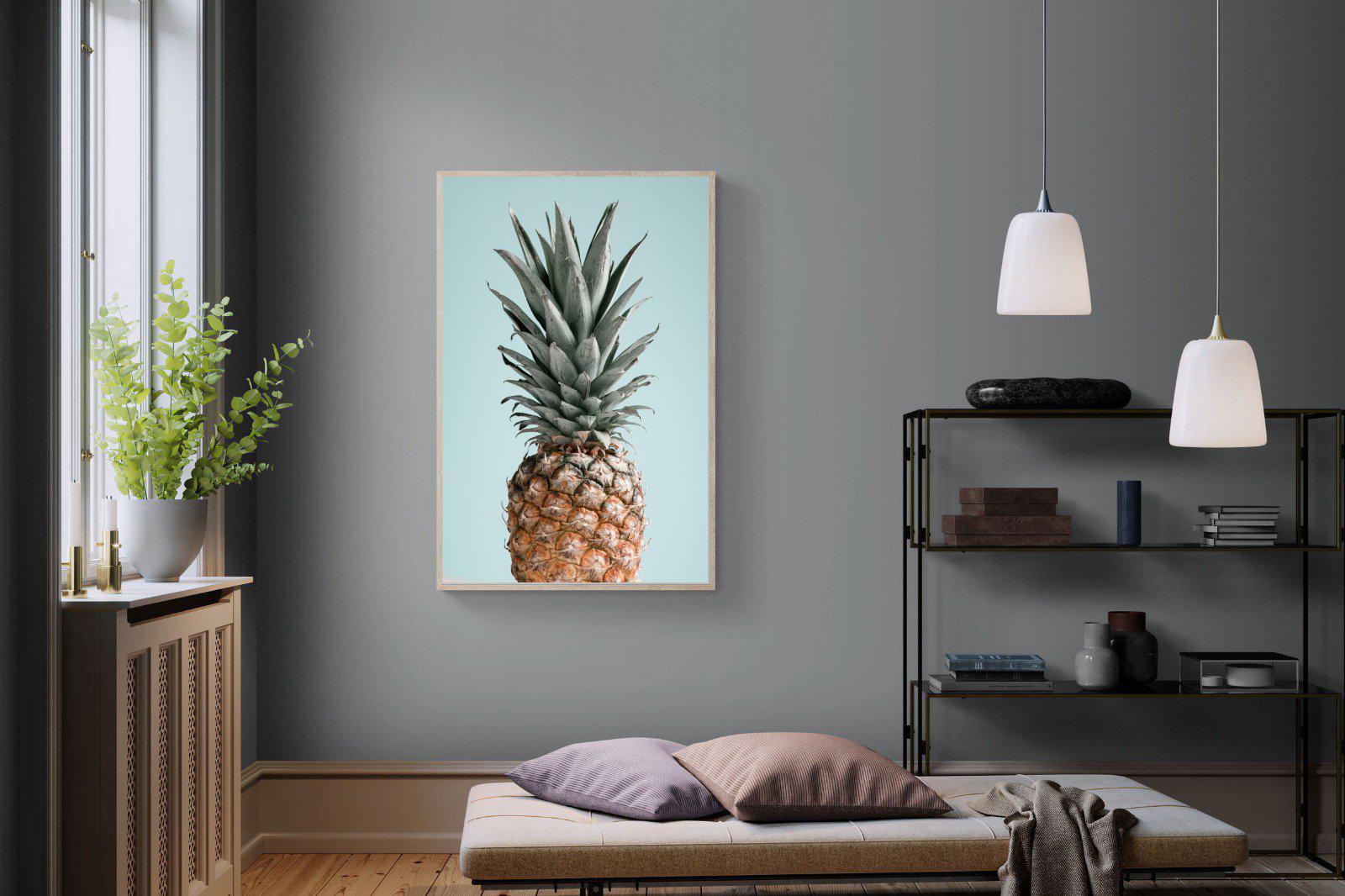 Pineapple-Wall_Art-100 x 150cm-Mounted Canvas-Wood-Pixalot