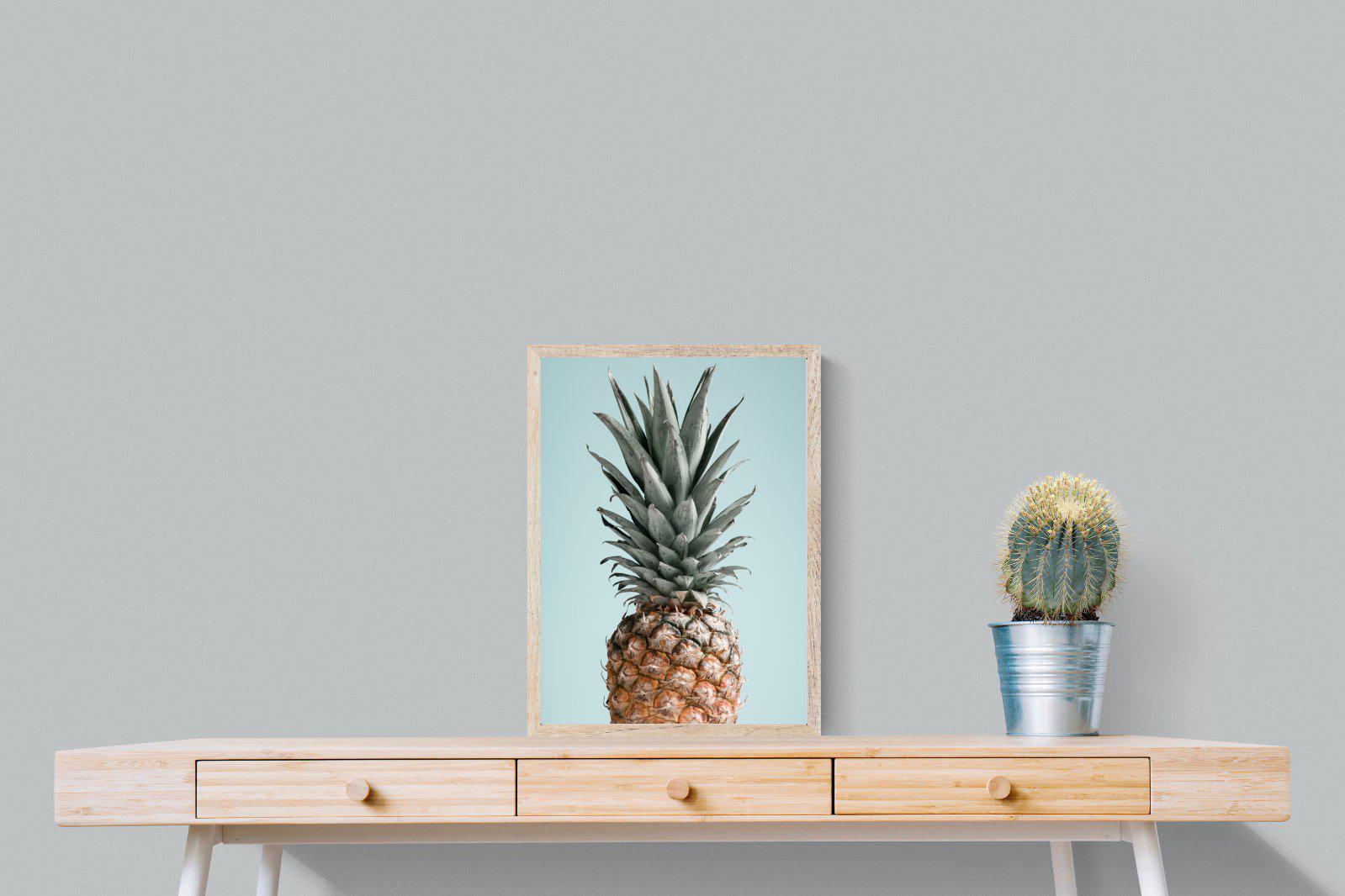 Pineapple-Wall_Art-45 x 60cm-Mounted Canvas-Wood-Pixalot
