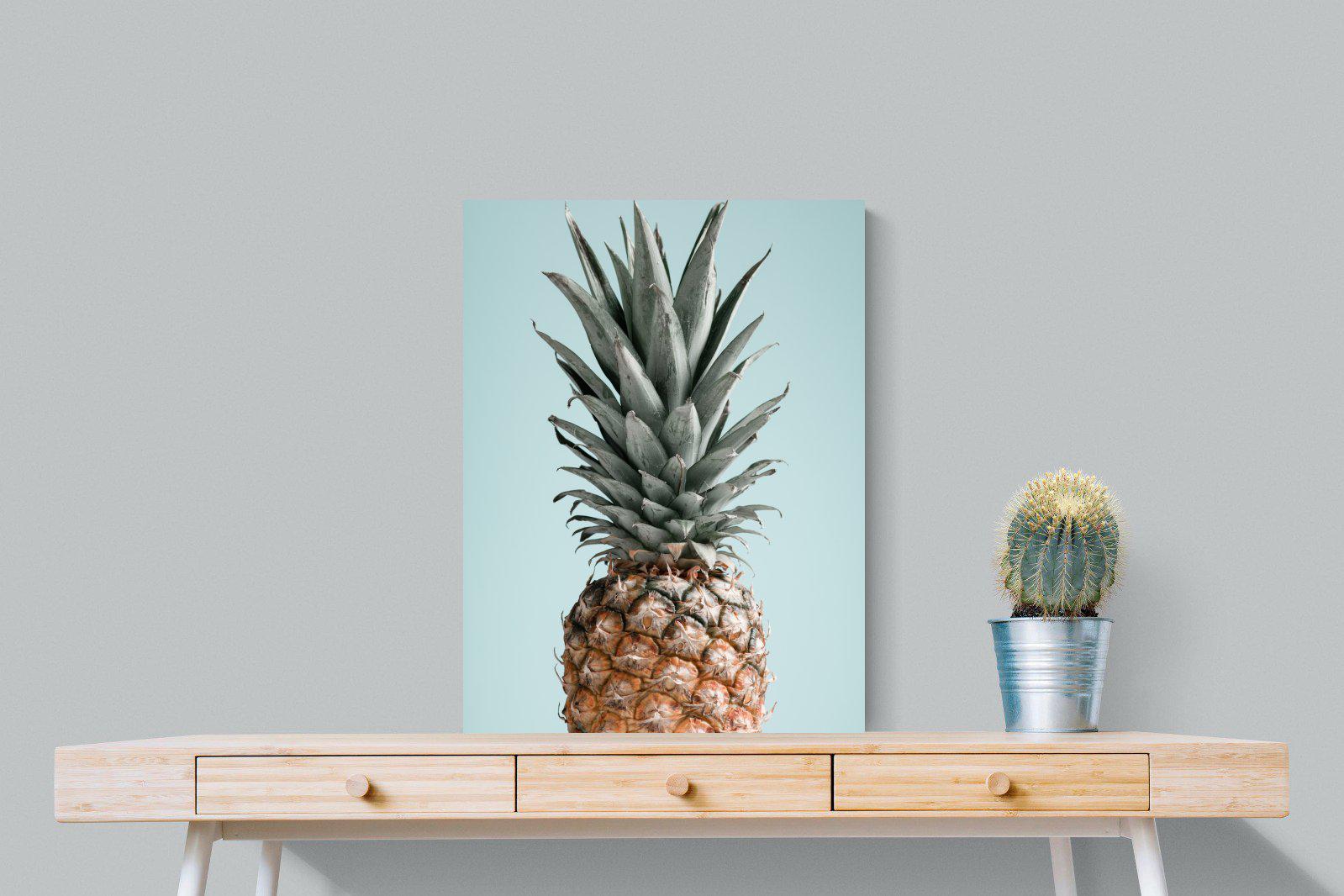 Pineapple-Wall_Art-60 x 80cm-Mounted Canvas-No Frame-Pixalot