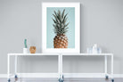 Pineapple-Wall_Art-90 x 120cm-Framed Print-White-Pixalot
