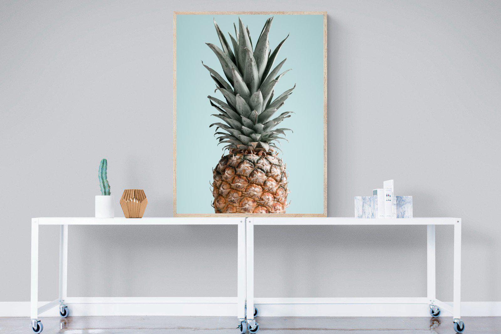 Pineapple-Wall_Art-90 x 120cm-Mounted Canvas-Wood-Pixalot