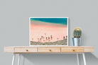 Pink Beach-Wall_Art-80 x 60cm-Mounted Canvas-White-Pixalot