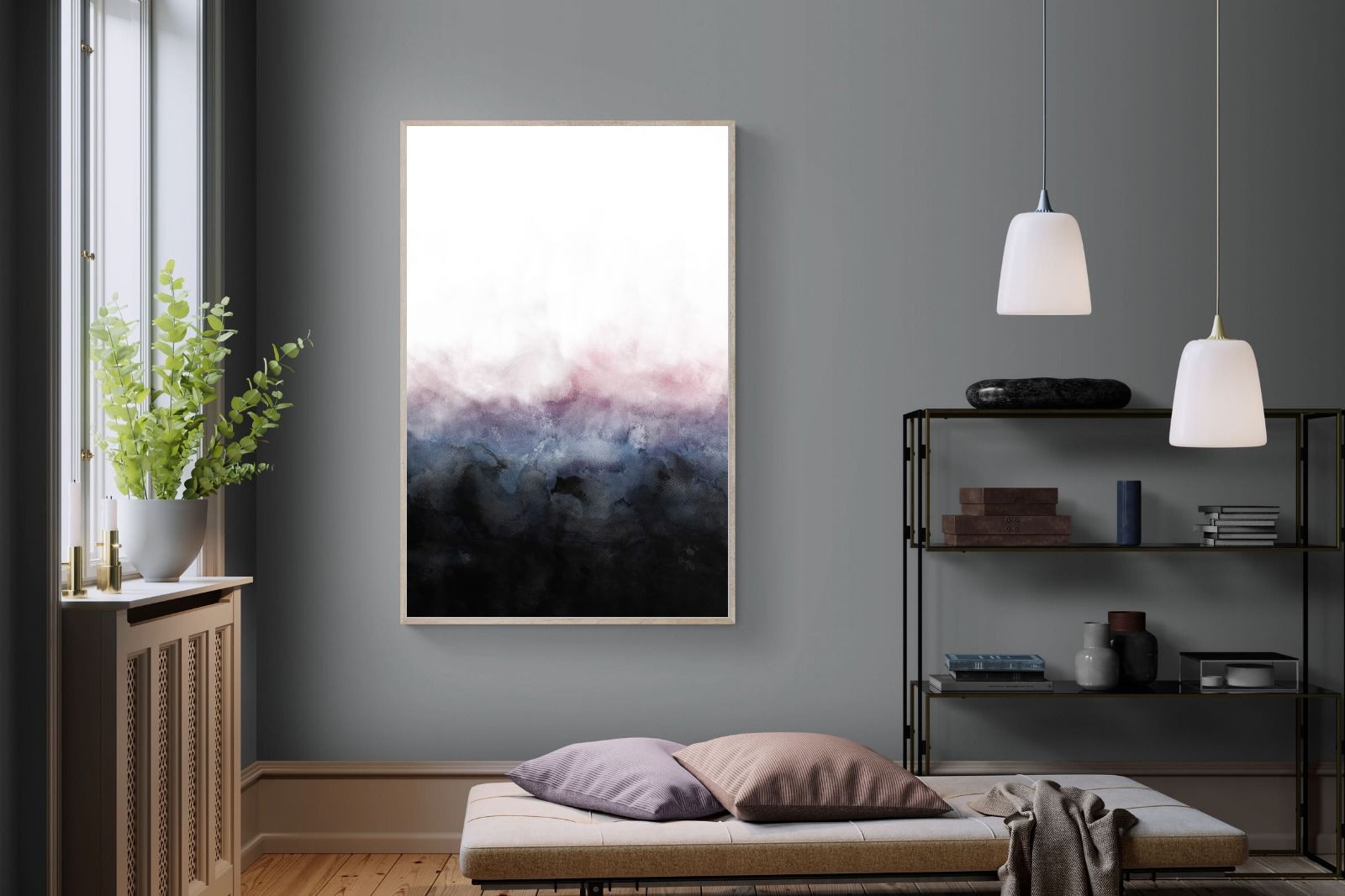Pink Mist-Wall_Art-120 x 180cm-Mounted Canvas-Wood-Pixalot