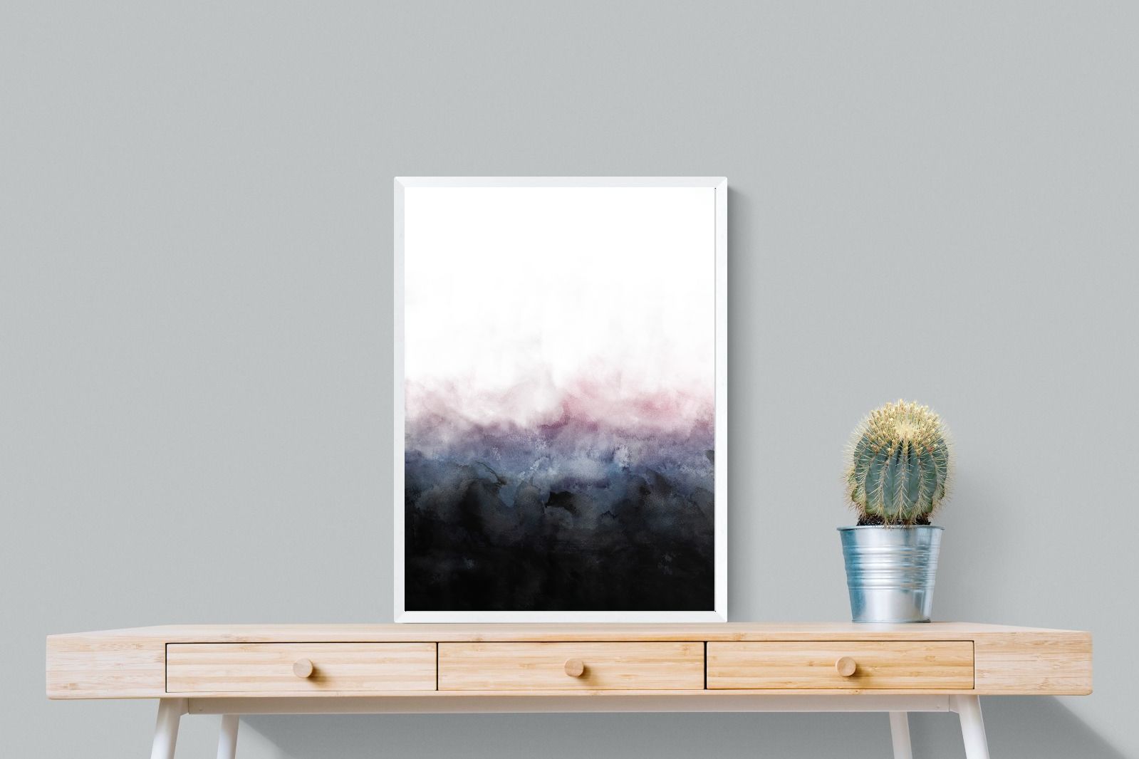 Pink Mist-Wall_Art-60 x 80cm-Mounted Canvas-White-Pixalot