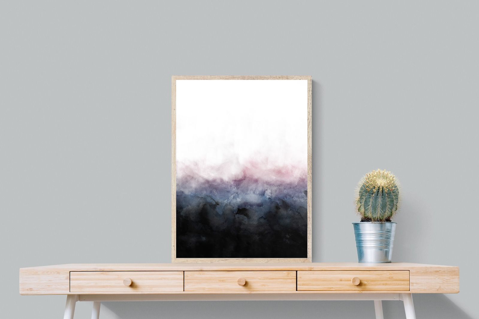 Pink Mist-Wall_Art-60 x 80cm-Mounted Canvas-Wood-Pixalot