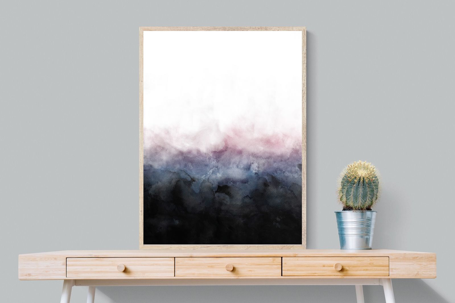 Pink Mist-Wall_Art-75 x 100cm-Mounted Canvas-Wood-Pixalot