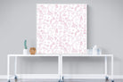 Pink Pattern-Wall_Art-120 x 120cm-Mounted Canvas-White-Pixalot