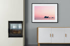 Pink Rocks-Wall_Art-100 x 75cm-Framed Print-Black-Pixalot