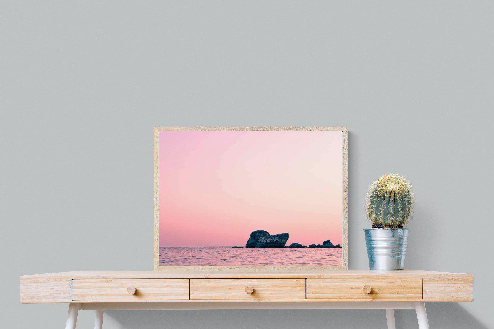 Pink Rocks-Wall_Art-80 x 60cm-Mounted Canvas-Wood-Pixalot